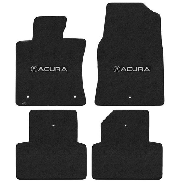 Lloyd Mats Lloyd Mats 620181 2009-2013 TL Ebony Velourtex Acura with A Logo Mats; 4 Piece 620181